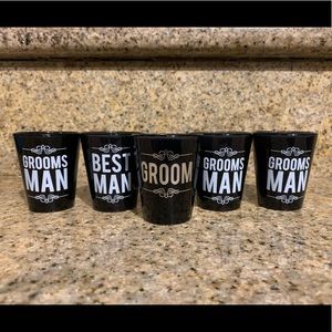 Groomsmen Shot Glasses Set